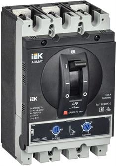 Автоматический выключатель в литом корпусе IEK AR-MCCB-3G-050-0160A-ATUC 1148153