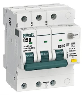 Автомат дифференциальный DEKraft 16379DEK 1167401