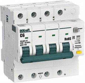 Автомат дифференциальный DEKraft 16399DEK 1167416