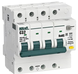 Автомат дифференциальный DEKraft 16422DEK 1167425