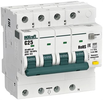 Автомат дифференциальный DEKraft 16430DEK 1224406