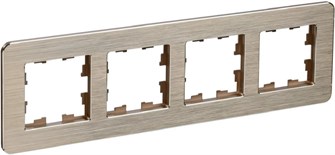 Рамка четверная  IEK BR-M42-M-21-K37 1157866