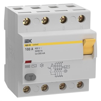 УЗО  IEK MDV20-4-100-300 1147498