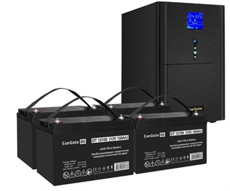 Комплект  Exegate SineTower SZ-3000.LCD.AVR.3SH.1C13.RJ.USB 1118262