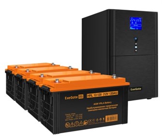 Комплект  Exegate SineTower SZ-3000.LCD.AVR.3SH.1C13.RJ.USB 1118264