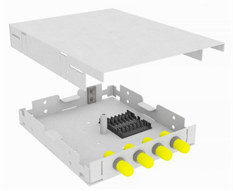 Кросс оптический настенный  TopLAN КРНМ-Top-04ST/U-OM2-GY 649234