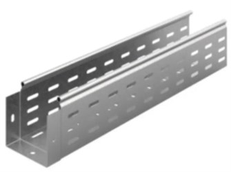 Лоток листовой перфорированный Ostec ЛПМЗТ-100х100х3000-0,8-СЦ 915400