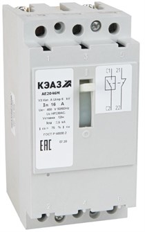 Автоматический выключатель в литом корпусе  КЭАЗ 104623 1145486