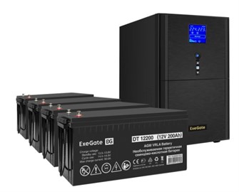 Комплект  Exegate SineTower SZ-3000.LCD.AVR.3SH.1C13.RJ.USB 1118266