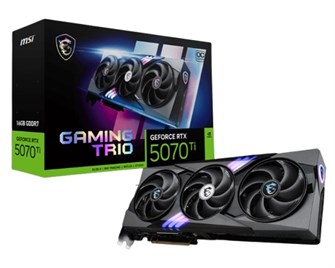 Видеокарта MSI GeForce RTX 5070 TI GAMING TRIO OC PLUS (RTX 5070 Ti 16G GAMING TRIO OC PLUS) 1179931