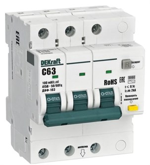 Автомат дифференциальный DEKraft 16389DEK 1167408