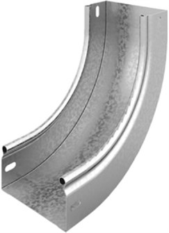 Угол верт. внутренний 90°  Ostec УВНТП90-300х80-0,7-R100-СЦ 914851