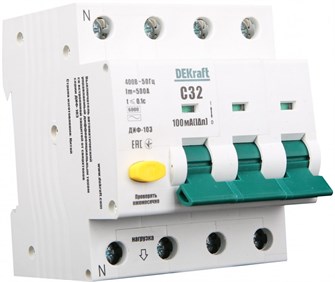 Автомат дифференциальный DEKraft 16219DEK 1167851