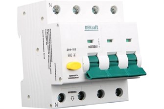 Автоматический выключатель дифф. тока (АВДТ)  DEKraft 16223DEK 1108329