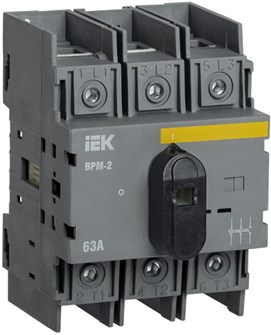 Выключатель-разъединитель модульный IEK MVR20-3-063 1148080