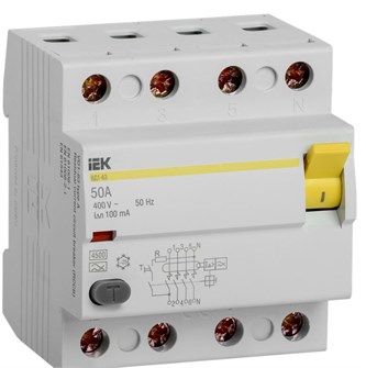 УЗО  IEK MDV11-4-050-100 1147445