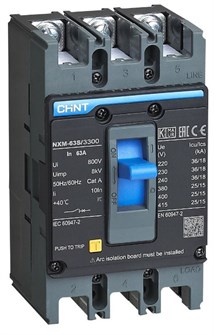 Автоматический выключатель в литом корпусе  CHINT 205885 1137540
