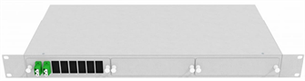 Кросс оптический стоечный  TopLAN КРС-Top-1U-04LC/A-OS2-GY 649049