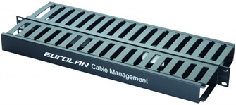 Кабельный организатор  Eurolan 25B-1U-12BL 360725