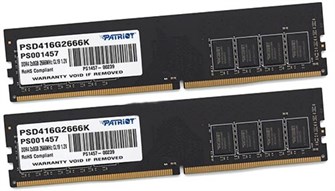 Модуль памяти DDR4 16GB (2*8GB) Patriot Memory PSD416G2666K 632488
