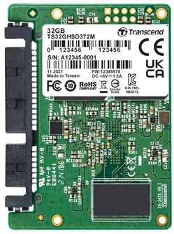 Промышленный накопитель SSD Half-slim Transcend TS32GHSD372M 32 ГБ 1229854
