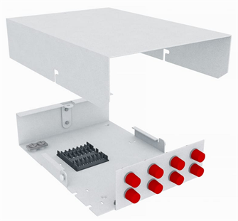 Кросс оптический настенный  TopLAN КРНМ-Top-08FC/U-OS2-GY 649256