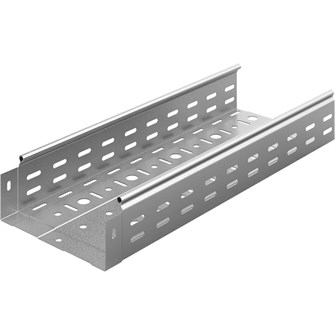 Лоток листовой перфорированный Ostec ЛПМЗТ-200х80х3000-1,0-СЦ 915396