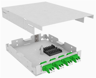 Кросс оптический настенный  TopLAN КРНМ-Top-08LC/A-OS2-GY 649258