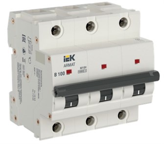 Автоматический выключатель  IEK AR-M10H-3-B100 1147684