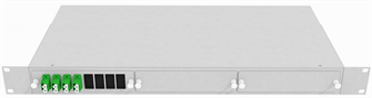 Кросс оптический стоечный  TopLAN КРС-Top-1U-08LC/A-OS2-GY 649110