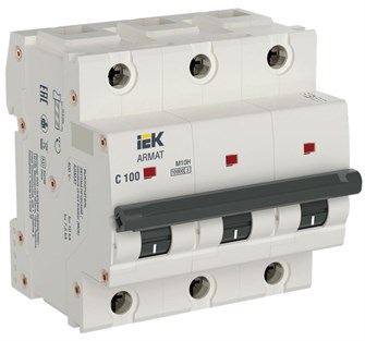 Автоматический выключатель  IEK AR-M10H-3-C100 1147669