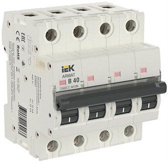 Автоматический выключатель  IEK AR-M10N-4-B040 902833