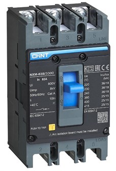 Автоматический выключатель в литом корпусе  CHINT 205882 1137124