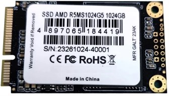 Накопитель SSD mSATA AMD R5MS1024G5 1000 ГБ 1035357