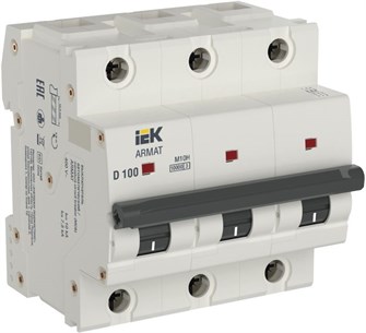 Автоматический выключатель  IEK AR-M10H-3-D100 1147686