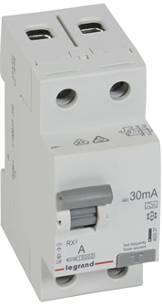 Выключатель дифференциального тока (ВДТ, УЗО)  Legrand 402036 896199