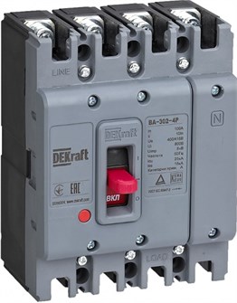 Автоматический выключатель в литом корпусе  DEKraft 22772DEK 1148735