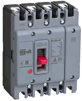 Автоматический выключатель в литом корпусе  DEKraft 22776DEK 1165175