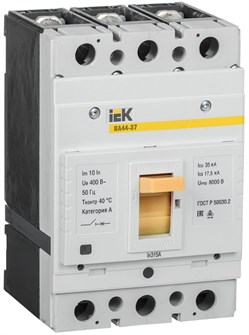 Автоматический выключатель в литом корпусе IEK SVA4410-3-0315-35 1153596