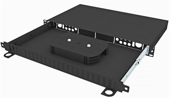 Кросс оптический стоечный  TopLAN КРСв-Top-1U-04DSC/QLC-BK 649162