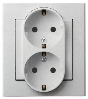 Розетка  Ospel GP-2RSP/38 738656