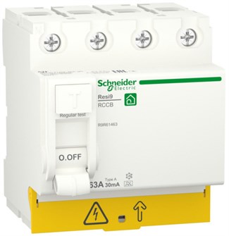 Выключатель дифференциального тока (ВДТ, УЗО)  Schneider Electric RESI9 844844