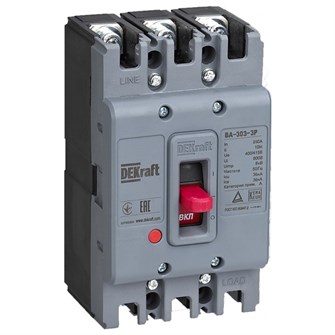 Автоматический выключатель в литом корпусе  DEKraft 22753DEK 1148724