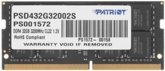 Модуль памяти SODIMM DDR4 32GB Patriot Memory PSD432G32002S 868844