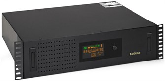 Источник бесперебойного питания  Exegate ServerRM UNL-650.LCD.AVR.4C13.RJ.USB.1U 1163775
