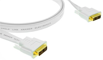 Кабель интерфейсный DVI-DVI Kramer C-DM/DM/FLAT(W)-25 602042