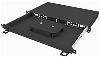 Кросс оптический стоечный  TopLAN КРСв-Top-1U-24DSC/QLC-BK 649153