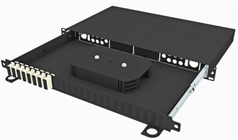 Кросс оптический стоечный  TopLAN КРСв-Top-1U-16SC/U-OM2-BK 649151