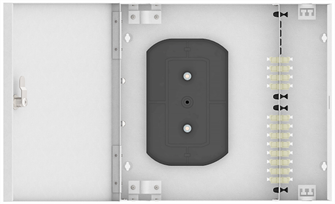 Кросс оптический настенный  TopLAN КРН-Top-24LC/U-OM2-GY 649200