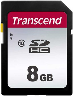Карта памяти SDHC 8GB Transcend TS8GSDC300S 744700